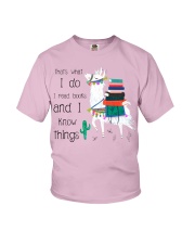 That's What I Do I Read Books Youth T-Shirt thumbnail
