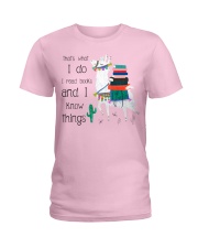 That's What I Do I Read Books Ladies T-Shirt thumbnail
