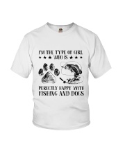 Fishing And Dogs Youth T-Shirt thumbnail