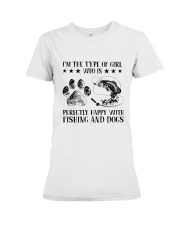 Fishing And Dogs Premium Fit Ladies Tee thumbnail