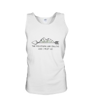 The Mountains Are Calling Unisex Tank thumbnail