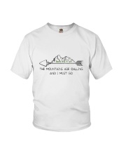 The Mountains Are Calling Youth T-Shirt thumbnail