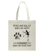 Dogs And Ballet Tote Bag thumbnail
