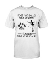 Dogs And Ballet Classic T-Shirt front
