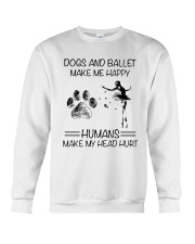 Dogs And Ballet Crewneck Sweatshirt thumbnail