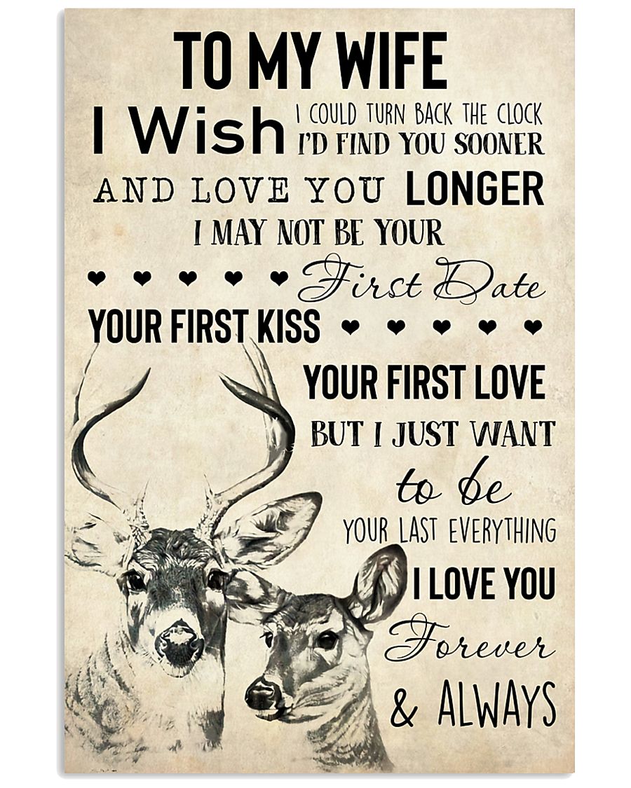 To My Wife 11x17 Poster
