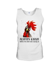 Alway Know When To Just Say Unisex Tank thumbnail
