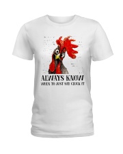 Alway Know When To Just Say Ladies T-Shirt thumbnail