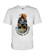 Hello Darkness My Old Friend V-Neck T-Shirt thumbnail