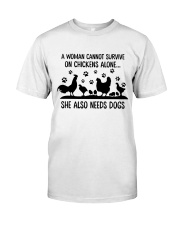 She Also Needs Dogs Premium Fit Mens Tee thumbnail