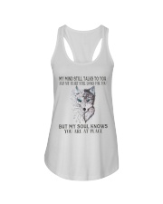 My Mind Still Talks To You Ladies Flowy Tank thumbnail