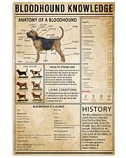 Bloodhound Knowledge 11x17 Poster front