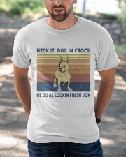Heck It Dog In Crocs Classic T-Shirt apparel-classic-tshirt-lifestyle-front-50