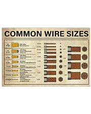 Common Wire Sizes 17x11 Poster front