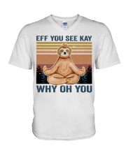 Eff You See Kay V-Neck T-Shirt thumbnail
