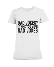 Dad Jokes Premium Fit Ladies Tee thumbnail
