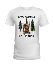 Save Animals Ladies T-Shirt thumbnail