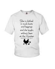She Is Clothed In Much Books Youth T-Shirt thumbnail