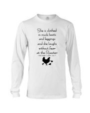 She Is Clothed In Much Books Long Sleeve Tee thumbnail