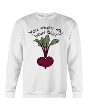 You Make My Heart Beet Crewneck Sweatshirt thumbnail