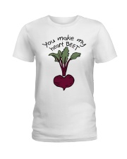You Make My Heart Beet Ladies T-Shirt thumbnail