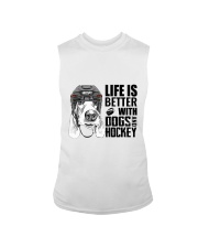 Dogs And Hockey Sleeveless Tee thumbnail
