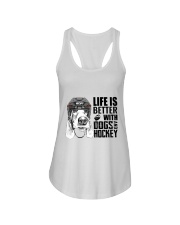 Dogs And Hockey Ladies Flowy Tank thumbnail