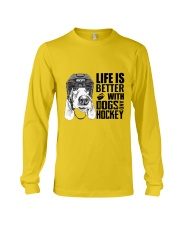 Dogs And Hockey Long Sleeve Tee thumbnail