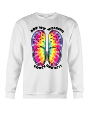 Are We Wearing Crocs Crewneck Sweatshirt thumbnail
