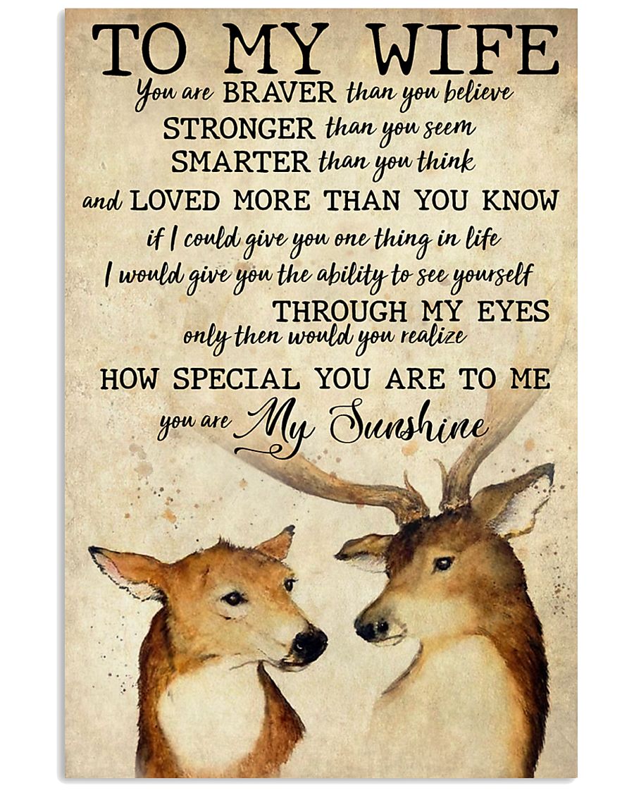 To My Wife 11x17 Poster