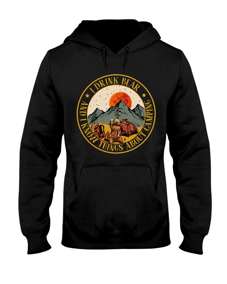 I Know Things About Camping Hooded Sweatshirt