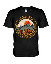 I Know Things About Camping V-Neck T-Shirt thumbnail