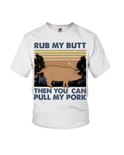 Rub My Butt Youth T-Shirt thumbnail