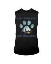 Dogs And Camping Sleeveless Tee thumbnail