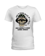 Don't Mess With My Wife Ladies T-Shirt thumbnail