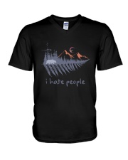 I Hate People V-Neck T-Shirt thumbnail