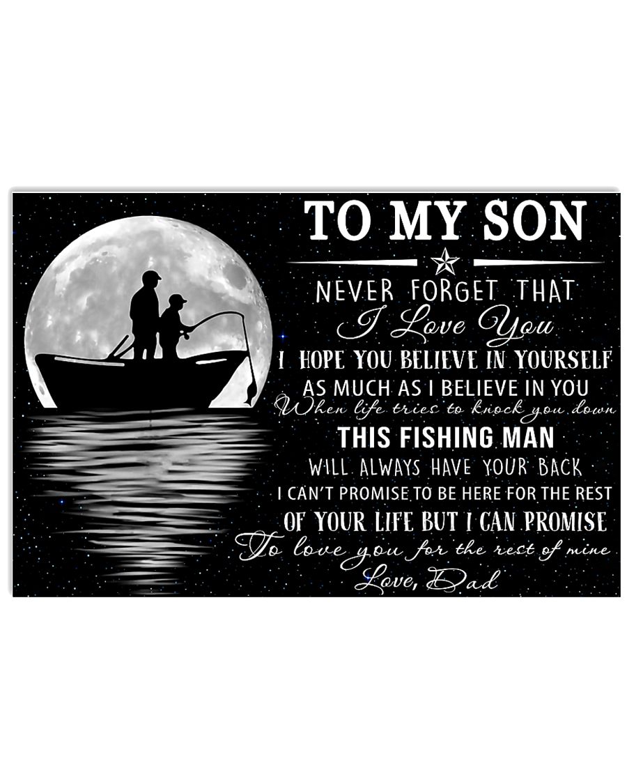 To My Son 17x11 Poster