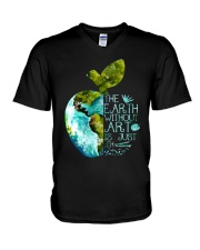 The Earth Without Art V-Neck T-Shirt thumbnail