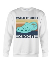 Walk It Like I Croc It Crewneck Sweatshirt thumbnail