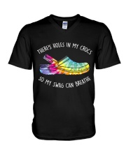 My Swag Can Breathe V-Neck T-Shirt thumbnail