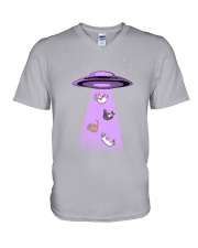 Space Kitties V-Neck T-Shirt thumbnail