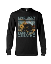 Live Ugly Fake Your Death Long Sleeve Tee thumbnail
