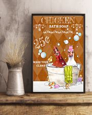 Chicken Bath Soap 11x17 Poster lifestyle-poster-3