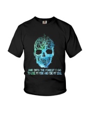 And Into The Forest I Go Youth T-Shirt thumbnail