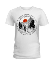 A Girl And Her Dog Ladies T-Shirt thumbnail