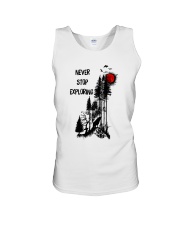 Never Stop Explore Unisex Tank thumbnail