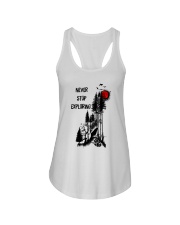 Never Stop Explore Ladies Flowy Tank thumbnail