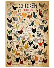 Chicken Breeds 11x17 Poster front