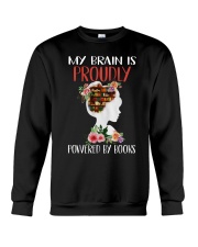 By Brain Is Proudly Crewneck Sweatshirt thumbnail