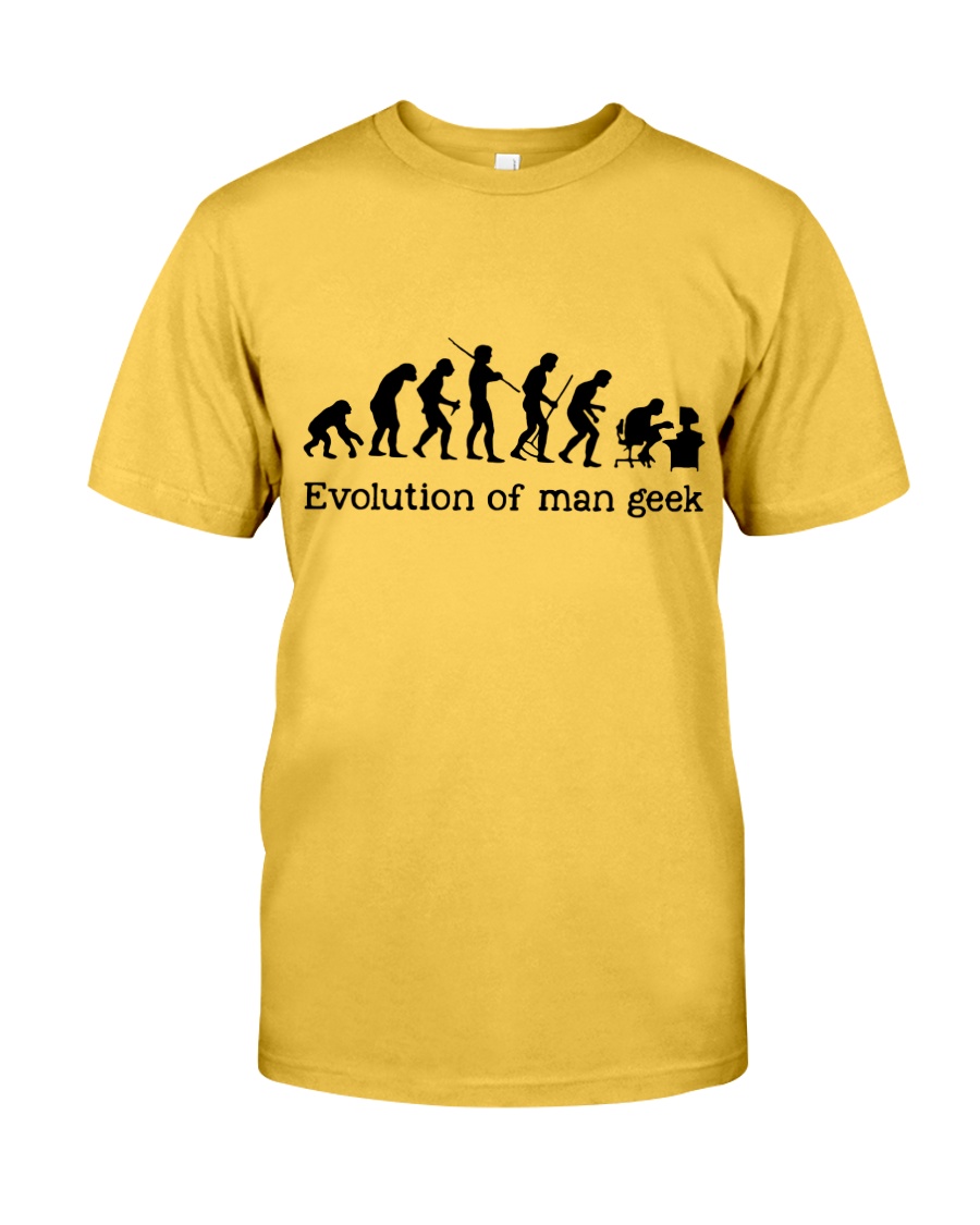 Evolution Of Man Geek Classic T-Shirt